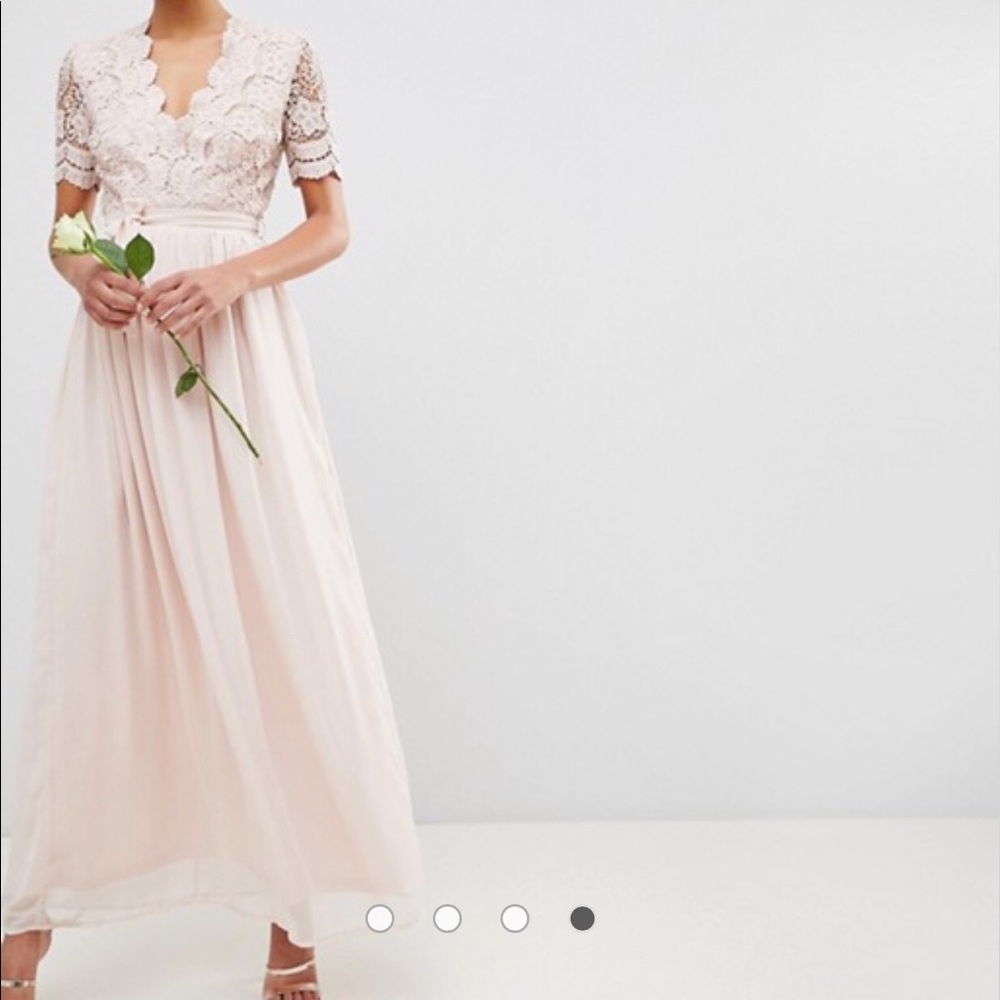 Asos Club L Crochet Maxi Dress Size US 4